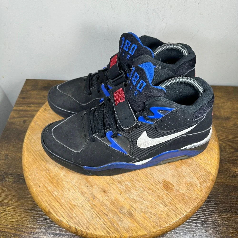 Nike Air Force 180 Air Force High Top Sneakers Black Mens Size 9 310095-011